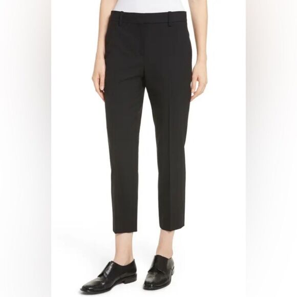 Theory black ankle dress pants Sz 8 - Picture 1 of 11